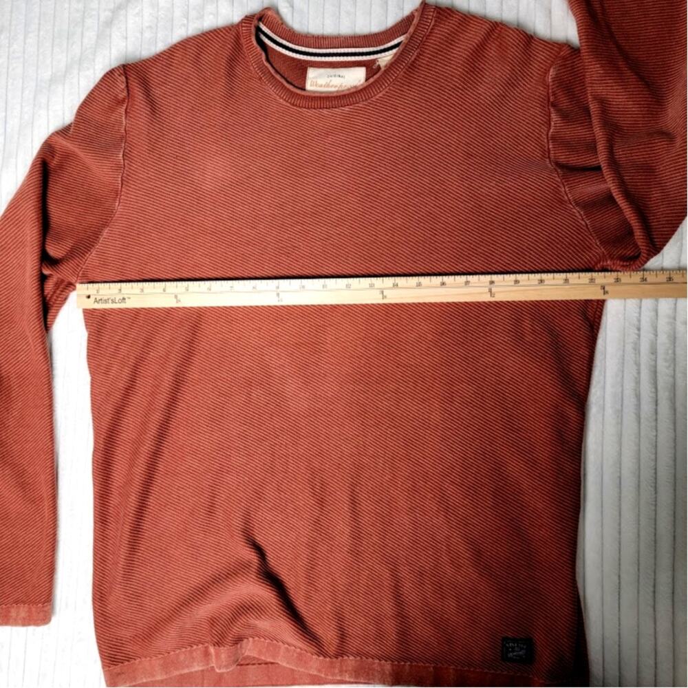 Weatherproof Vintage Terracotta Cotton Shirt XL Long Sleeve Rustic Casual Work - Picture 7 of 9
